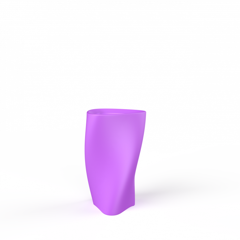 Кашпо Twist 68 Deep Violet