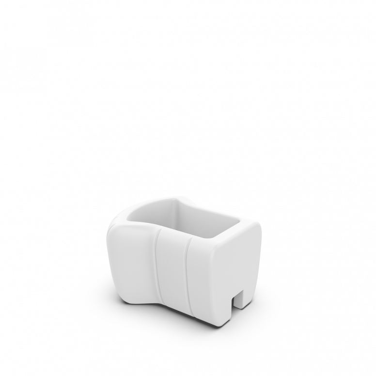 Кашпо-соединитель Y-seat tip DB белого цвета