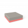 Пуф Quarter modular с подушками красного цвета / аксессуар Light grey