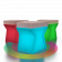 Скамейка X-seat Arc S белого цвета RGB E27 Умный дом / аксессуар кофейного цвета
