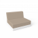 Диван Quarter modular средний с подушками белого цвета / аксессуар Canvas