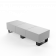 Скамейка Brick 180 белого цвета
