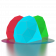 Светильник Diamond 68 белого цвета RGB