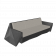 Диван Quaro с подушками цвета черный гранит / аксессуар Light grey