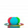 Шар Orby 30 белого цвета RGB
