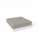 Пуф Quarter modular с подушками белого цвета / аксессуар Light grey