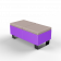 Скамейка Brick 120 Deep Violet / Cappuccino