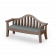 Скамейка Province коричневого цвета / аксессуар серого цвета